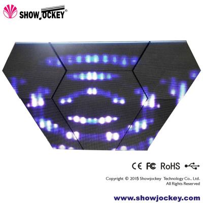 China DJ booth led display, cheap led screen P25/ceiling HD LED display/club LED screen SJ-RGBM-D-40000-B for sale