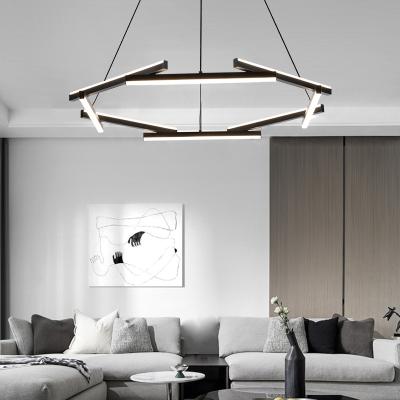 China Living Room Chandeliers Modern Modern Led Dining Table Ceiling Chandelier Kitchen Hanging Light Fixture Dimmable Indoor Lighting Lamp for sale