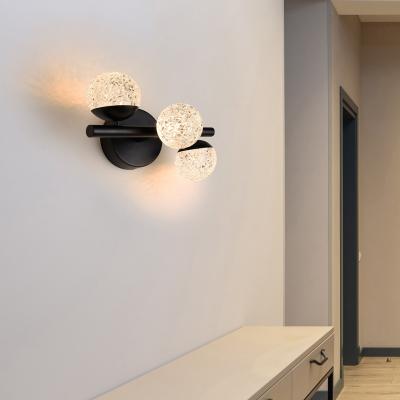 China Contemporary Crystal Wall Lights Indoor Modern Wall Bracket Light Sconce For Home Wall Lamp for sale