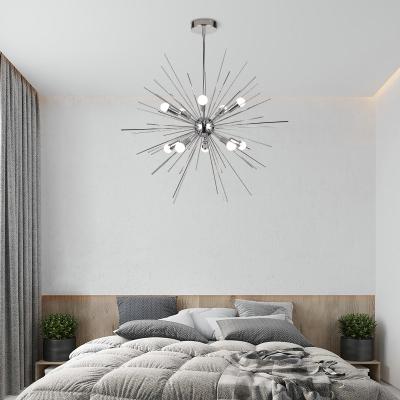 China New Design 2023 Product Modern Starburst Chandelier Crystal Living Room Luxury Hotel Decoration Pendant Light Chandelier for sale