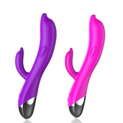 China 36 Frequency Vibration Modes Female Dophin Shape Vibrator G Spot Stimulator Silicone Massager Vibrator for sale