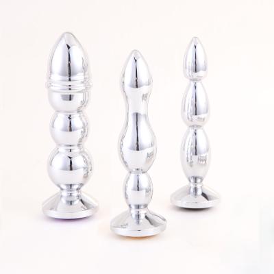 China Bargain Jewelry Metal Smooth Anal Plug Stainless Butt Plug Stainless Anal Toys Hot Selling Anal Lock Butt Lock for sale