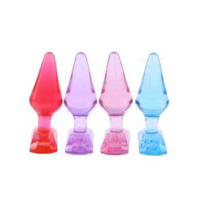 China Hot sale PVC chic texure butt plugs / anal plug / anal toy for adult for sale