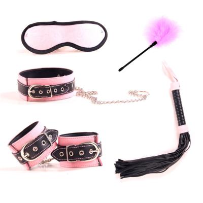 China 5-Piece Bondage Set For Sensory Beginner And Restraint Game SM Sex Games Bed Restraint Set Bondage Kit 5pieces Couples Games for sale