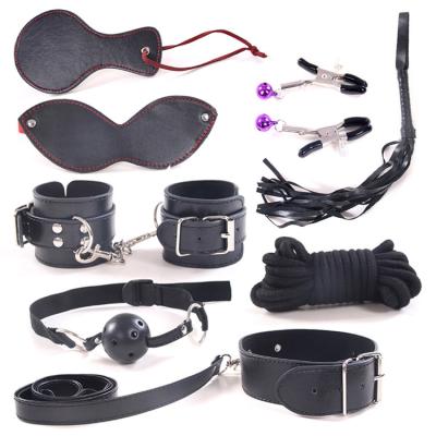 China 8-Piece Bondage Set For Sensory Beginner And Restraint Game Bondage Set For Beginner Sex Bondage Kit 8-Piece Games Adult Toys for sale