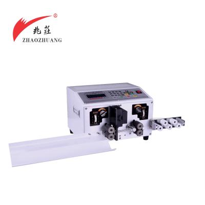 China 0.1-4.5mm2 (AWG14#-AWG32#) Cable PVC Wire Cutting Automatic Double Wire Stripping Machine for sale