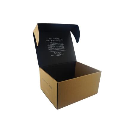 China Recyclable Custom Printed Kraft Paper Packaging Shoe Box for sale