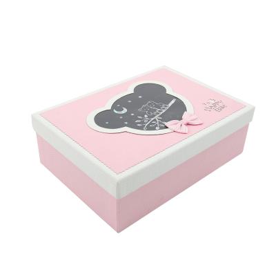 China Recyclable Custom Luxury Pink Wedding Gift Box Packaging for sale