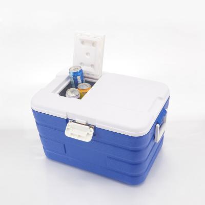 China Hot Selling Commercial Beer Cans Camping Picnic Insulated Plastic Ice Cooler Box for sale