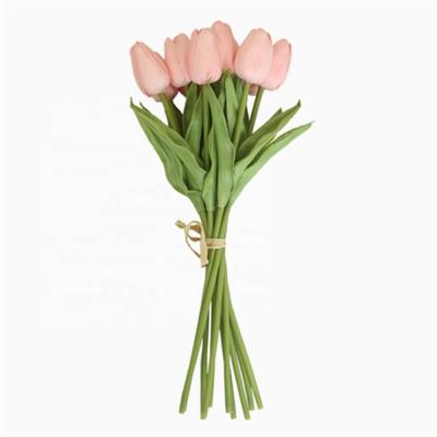 China Wholesale Decoration Eco-friendly Tulip Artificial Plastic Tulip Flowers for Wedding for sale