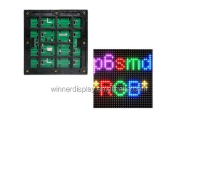 China Wholesale LED P6 RGB Display Module Outdoor / Indoor 32x32 Led Modules 1/8 Scan Led Panels For Led Display Screen for sale