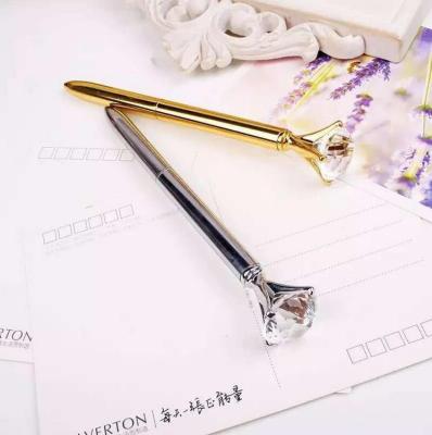 China Promotional Wholesale Price Good Gift High Quality Pen Factory Diamond Crystal Ballpoint Pens for sale