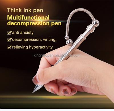 China Promotional Pen New Factory Price Anti-stress metal fidgety pen new decompress toys fidget spinner for sale