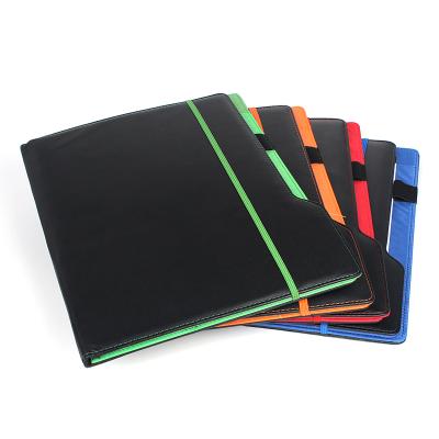 China Pen Promotional Hot Selling High Quality Custom Presentation Colorful Folder Professional Leather Document Folder A2 A3 A4 A5 for sale