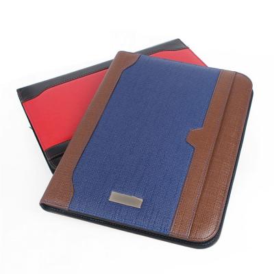 China Hardcover Foreign Trade OEM Quality In Stock PU Leather Folder Folder With Notebook for sale