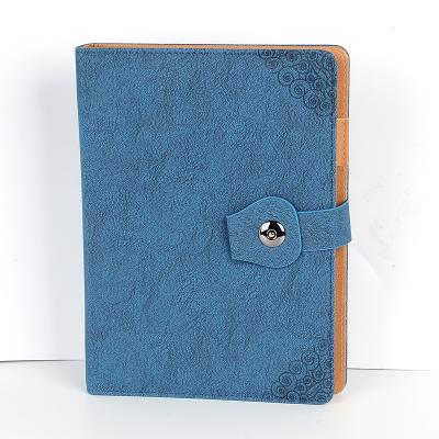 China High Quality Business Gift Notebook Xinghao Promotion Notepad Leather Notebook With Name Card Holder Inside for sale