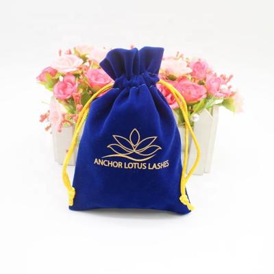 China Recyclable Custom Logo Suede Gifts Jewelry Velvet Drawstring Pouch Bags Power Bank Packing Bag for sale