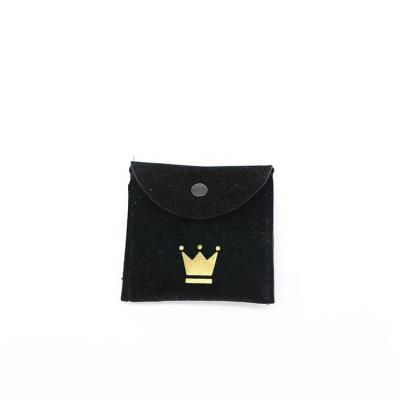 China Direct Supply Recyclable Manufacturer Jewelry Velvet Bag Envelope Reusable Custom Velvet Pouch Bag for sale