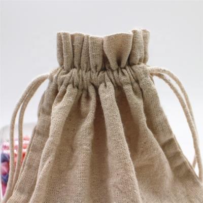 China Eco-Friendly Promotional Reusable Canvas Lavender Cotton Drawstring Scented Sachet Bags Pouch With Logo for sale