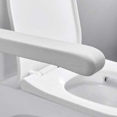 China Customized Soft PU Handrail Foam Armrest For Elderly Handrail Disabled PU Armrest for sale