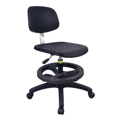 Chine ESD Laboratoire en PU mousse anti-statique Chaise de bureau en PU médical Tabouret salle blanche à vendre