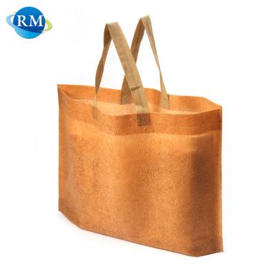 China Rongmei Promotional Item Handled Eco Friendly Branded Bags Accept Customized Standard Size Logo or Customized Nonwoven Bag 023 Nonwoven for sale