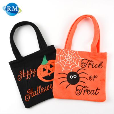 China Factory Direct Kids Handled Tote Non-Woven Fabric Halloween Bags for sale