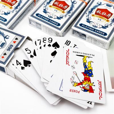 China Custom Printing Wild Gift Poker Playing Cards Game Size Paper Accept Customized Logo According To Customer's Design CMYK Color for sale