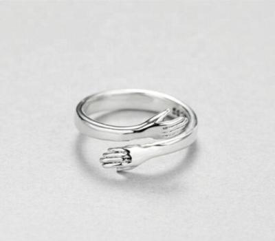 China Sterling Silver Jewelry Love Hug Open Ring FASHIONABLE Love 925 Script Love Tutti Frutti European Ring 925 Jewelry Open Ring for sale