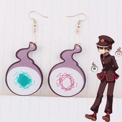 China High Quality Toilet Limit Hanako Kun Earrings Anime Earrings Acrylic Earrings for sale