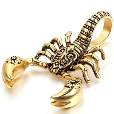 China Wholesale 2020 Mixed BOHEMIA New Product Ideas Jewelry Men's Short Pendant Necklace Scorpion King Clavicle Chain Women's Short Pendant for sale