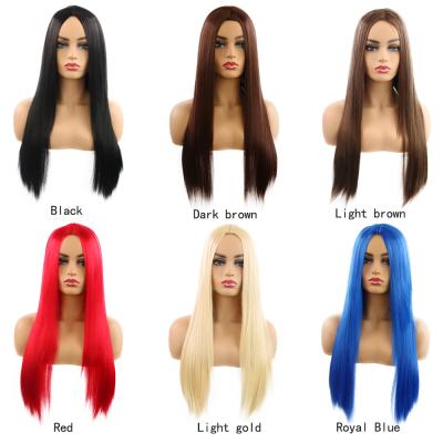 China Fluffy Afro One Piece Wig Long, Straight Hair In A Women's Fashion Shave for sale