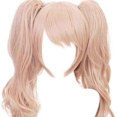 China Pink Curly Hair Wig Female Cosplay.fm Junko Mukuro Ikusaba Cosplay for sale