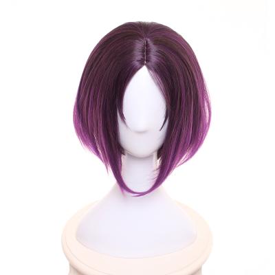 China Synthetic Wig Wholesale Qiancoshair Anime Kobayashi San Chi Cosplay No Dragon Short Hair Heat Resistant Synthetic Wigs Erua Elma Cosplay Maid Wig for sale