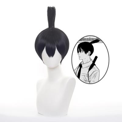 China Role Playing Chainsaw Man-Early Chuanqiu A Ponytail Cosplay Rise Custom Wig for sale