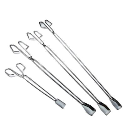 China Easily Cleaned Kitchen Accessories Barbecue Carbon Stainless Steel Food Clip Buffet BBQ Bread Clips Food Clips for sale