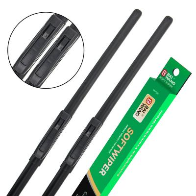 China 22 inch Guangzhou factory silicone wiper blade universal hybrid soft gyt rubber soft wiper blade Taiwan for sale