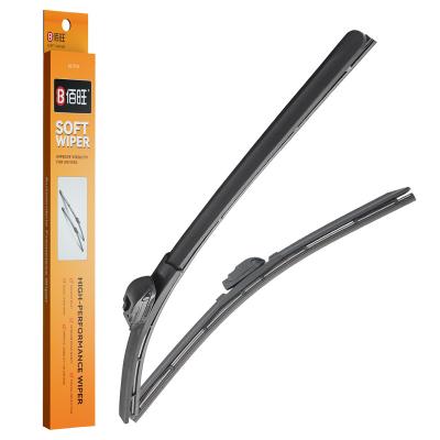 China 99.9% Suitable Universal Carbon Steel Hybrid Car Windshield Wiper Blade With Adapters for sale