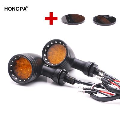 China Universal Motorcycle LED Bullet Indicator Turn Signal Lights Turn Signal Lights For 12V Motorbike Cafe Racer for sale