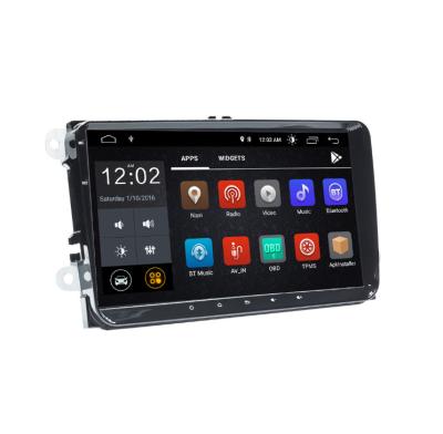 China 9 inch Android GPS Navigation WIFI Mirror Link Rear View Camera Car Player with Touch Screen Compatible with Volkswagen for sale