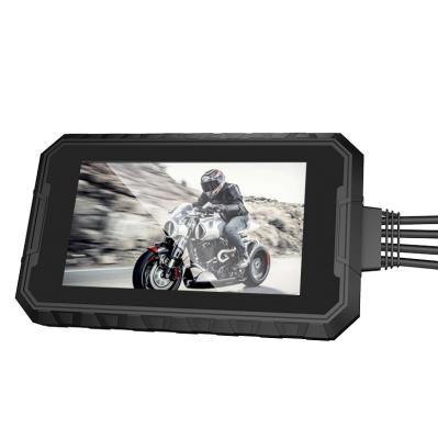 China 2k 1440P GPS Motorcycle Camera VCR Motor Bike Camera Wifi Motorcycle GPS DVR Dash Cam Night Vision for sale