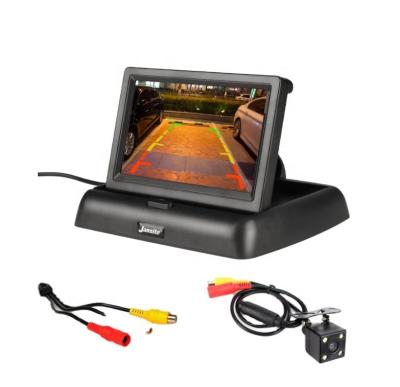 China Shock Resistant 4.3inch Car Monitors TFT LCD Car Rear View Monitor Display Parking Rearview System For Backup Reverse Camera DVD Support for sale