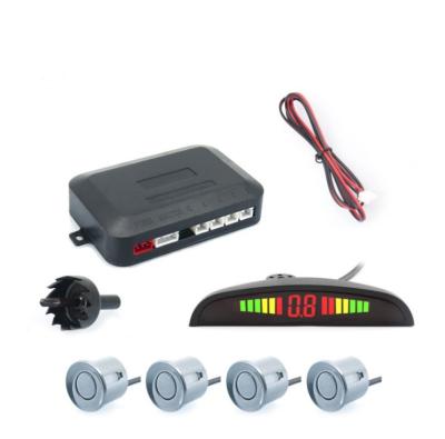 China Universal Parking Sensor Car LED Parking Sensor With Accurate 4 Radar Remote Obstacle Alarm Parktronic Kit Digital Display for sale