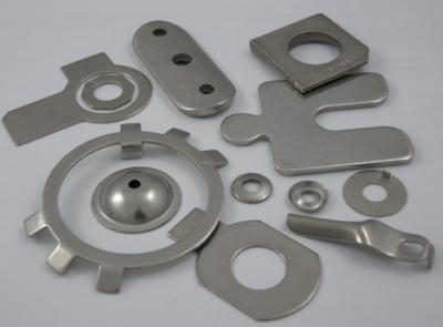 China Galvanized stainless steel / titanium Metal Stamping Service manufacturing process for sale