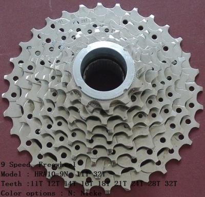 China High Speed Mountain Bike Freewheel , Carbon Steel 9 Speed Cassette for sale