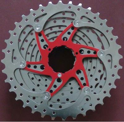 China Sheet Stamped MTB Mountain Bike Cassette Sprocket 8-10 Speed Freewheel for sale