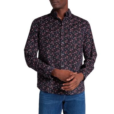 China Anti-pilling Design Fashion Casual Custom Made Printed Patterns OEM Men's Shirts Casual Style Men's Digital Printed Shirts for sale