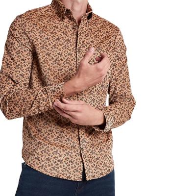 China Modern style anti-pilling new style men's long button-down sleeved shirt men's casual cotton shirt for sale