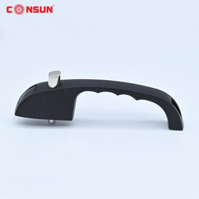 China Durable Best Selling Multi-Points Double Head Aluminum Interior Insert Blind Glass Handle Open Window Handle for sale