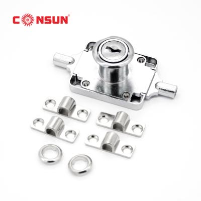 China CONSUN Modern Factory Supply Square Shape Lock Key Lock Drawer Lock Furniture Modern for sale